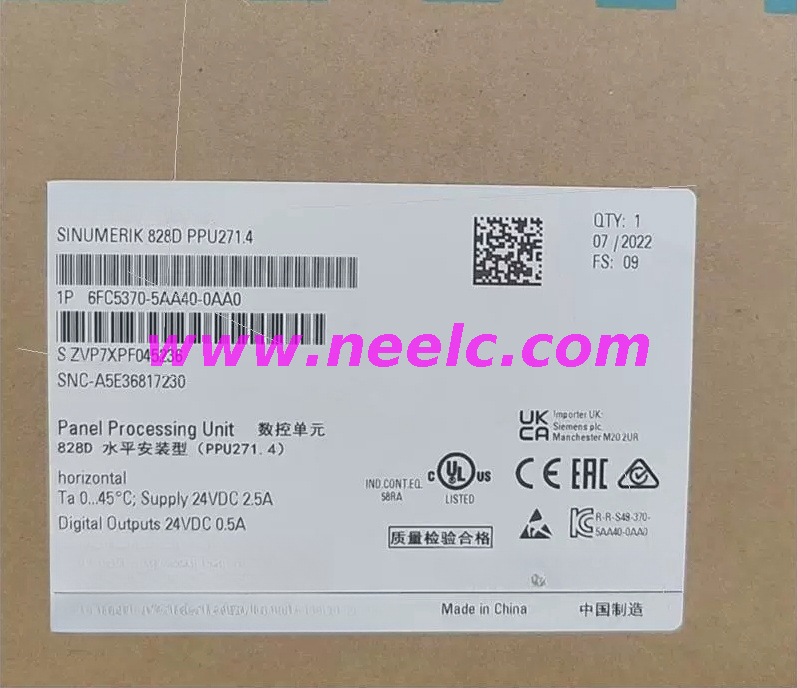 PPU271.4 6FC5370-5AA40-0AA0 New and original Panel Processing Unit