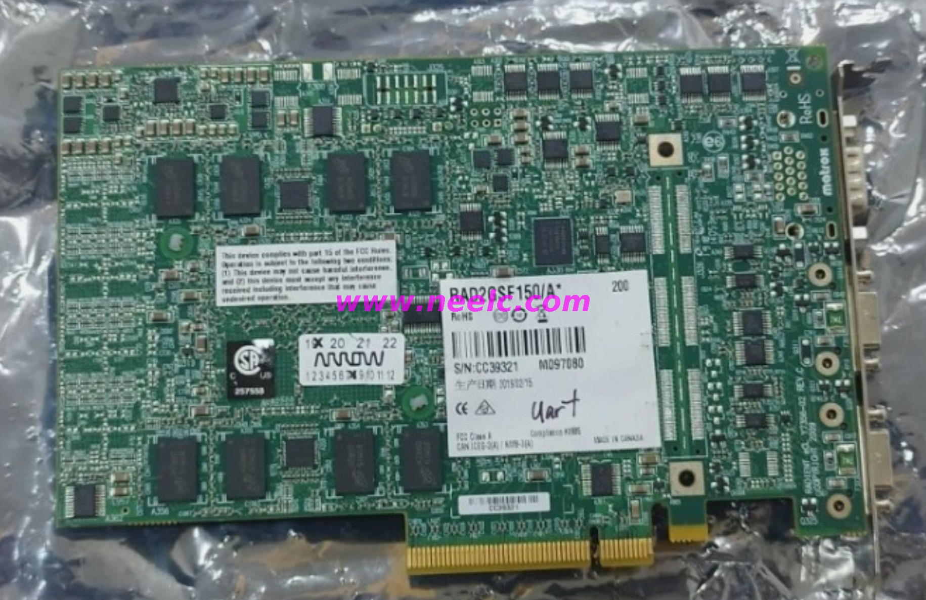 RAD2GSF150/A RAD2GSF150400 99%new and original capture card