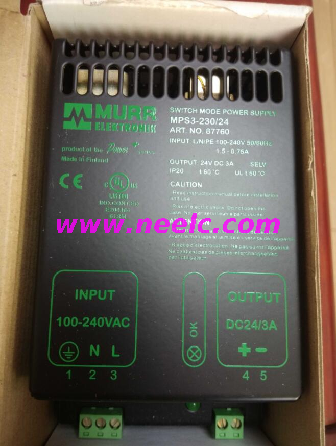 MPS3-230/24 24V 3A Used in good condition