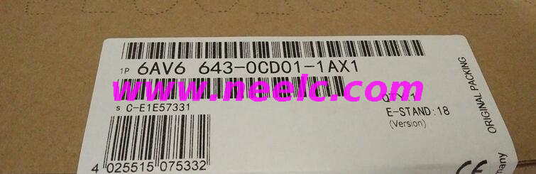 new and original in box Factory Seal 6AV6 643-0CD01-1AX1 6AV6643-0CD01-1AX1 HMI