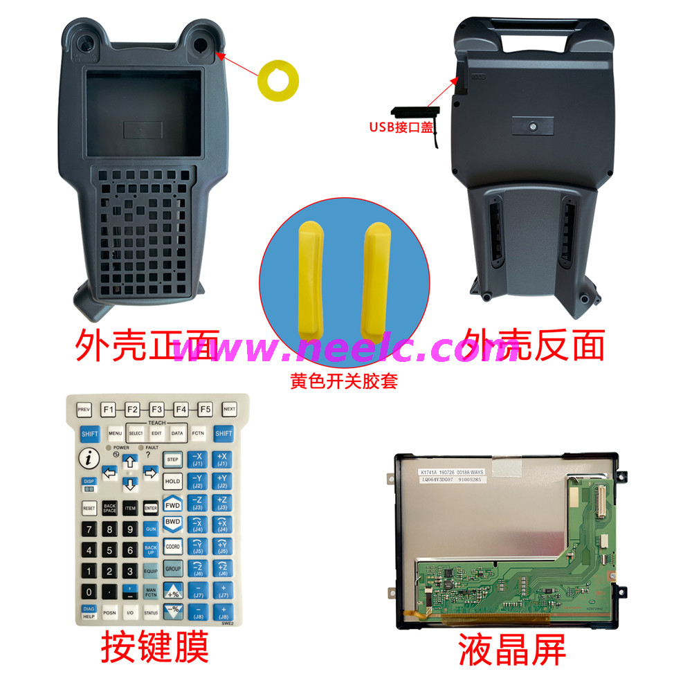 A05B-2255-C102 New plastic Case Cover and touch screen and LCD Panel and membrane kaypad 